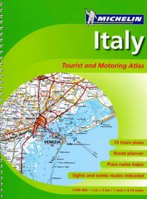 Michelin Atlas Italy, 14e (Michelin Tourist and Motoring Atlas : Italy)
