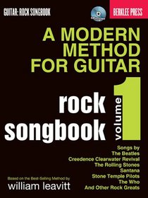 Modern Method For Guitar Rock Songbook: (Book/CD)