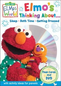 Sesame Street Elmo's World Flashcards and DVD: Elmo's Thinking About Bedtime, Bathtime, Getting Dressed (Sesame Street)