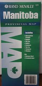 Rand McNally Manitoba Provincial Map