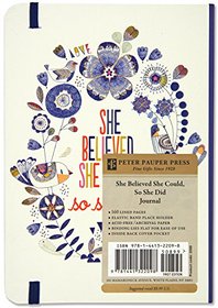 She Believed She Could, So She Did Journal (Notebook, Diary)