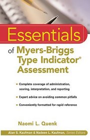 Essentials of Myers-Briggs Type Indicatorreg; Assessment (Essentials of Psychological Assessment)