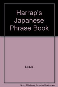 Harrap's Japanese Phrase Book