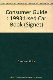 Used Car Book 1993 (Signet)