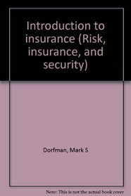 Introduction to insurance (Risk, insurance, and security)
