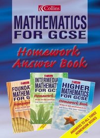 Homework Book Answers: Answers (Mathematics for GCSE)