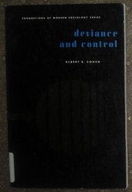 Deviance and Control (Foundations of Modern Sociology)