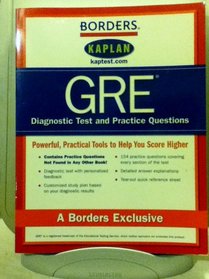 Borders GRE Diagnostic Tests and Practice Questions