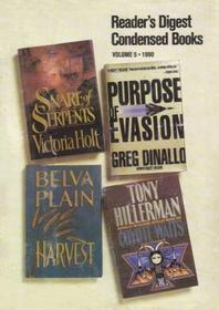 Reader's Digest Condensed Books, Vol 5, 1990: Harvest, Purpose of Evasion, Snare of Serpents, Coyote Waits