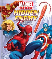 Marvel Heroes Hidden Enemy Storybook and Revealer Light