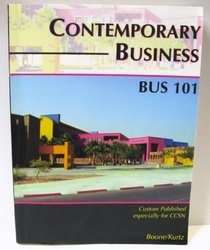 Contemporary Business: Business 101