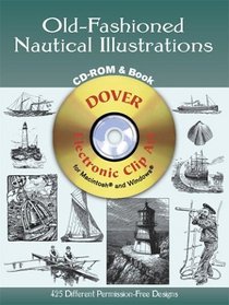 Old-Fashioned Nautical Illustrations CD-ROM and Book (Dover Pictorial Archives)