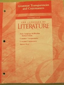 The Language of Literature: Grammar Transparencies and Coypmasters