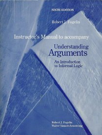 Understanding Arguments (Instructor's Manual)