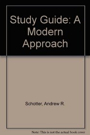Study Guide: A Modern Approach