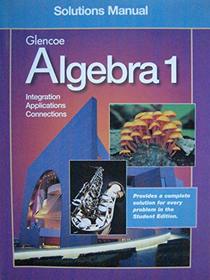Glencoe Algebra 1 Solutions Manual (California)