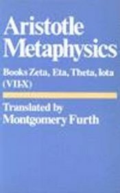 Metaphysics: Books Vii-X, Zeta, Eta, Theta, Iota