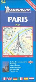 Michelin Paris Street Map (Michelin Maps)
