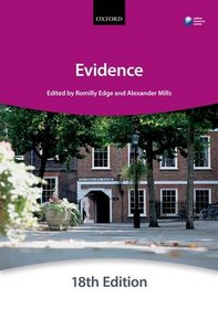 Evidence (Blackstone Bar Manual)
