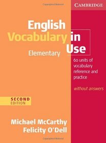 English Vocabulary in Use Elementary Edition without answers