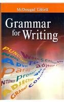 Grammer for Writing: Grammar - Usage - Mechanics