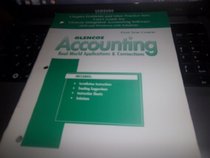 Glencoe Accounting Real-World Applications & Connections: Chapter Problems and Mini Practice Sets: User's Guide for Glencoe Integrated Accounting Software