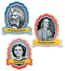 Great American Patriots Shape Stickers