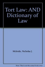 Tort Law: AND Dictionary of Law