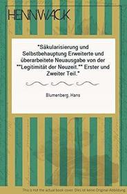 Sakularisierung und Selbstbehauptung (Suhrkamp Taschenbuch Wissenschaft) (German Edition)