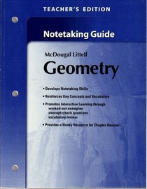 McDougal Littell Geometry Teacher's Edition Notetaking Guide