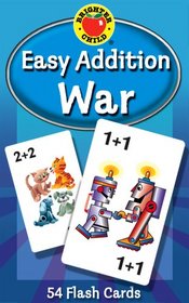 Easy Addition War Game Cards (Brighter Child Flash Cards)
