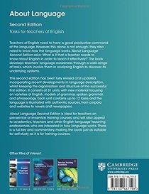 About Language: Tasks for Teachers of English (Cambridge Teacher Training and Development)