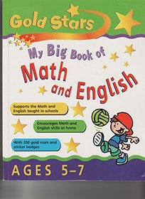 My Big Book of Math and English:Ages 3-5 (Bumper Gold Stars)