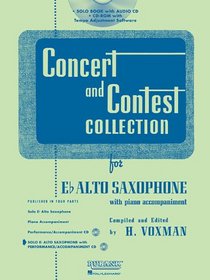Concert and Contest Collection for Eb Alto Sax - Book/CD Pack (Rubank Book/CD)