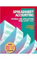 Spreadsheet Accounting: Tutorial and Applications Using Lotus 1-2-3/Book and Disk