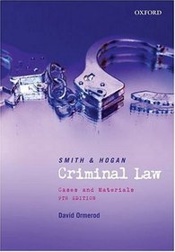 Smith & Hogan Criminal Law: Cases and Materials