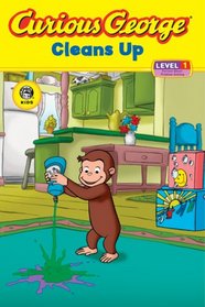 Curious George Cleans Up (Curious George Early Readers)