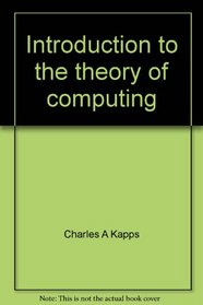 Introduction to the theory of computing