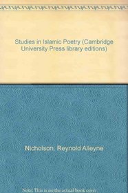 Islamic Poetry (Cambridge University Press library editions)