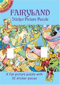 Fairyland Sticker Picture Puzzle (Dover Little Activity Books)