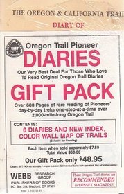 Oregon Trail Pioneer Diaries Gift Pack