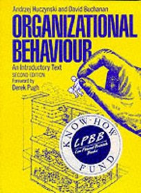 Organisational Behaviour: An Introductory Text