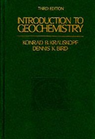 Introduction to Geochemistry -Ise (McGraw-Hill International Editions)