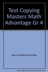 Test Copying Masters Math Advantage Gr 4