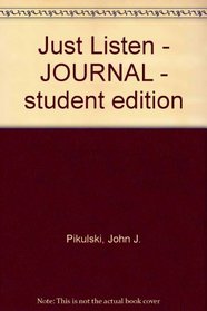 Just Listen - JOURNAL - student edition