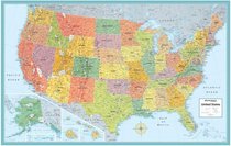 M Series United States Laminated 50x32 (M Series U.S.A. Wall Maps)