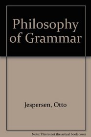 Philosophy of Grammar