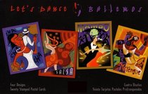 Let's Dance, Bailemos: Cha Cha Cha, Salsa, Mambo, Merengue: Four Designs, Twenty Stamped Postal Cards: Cuatro Disenos, Veinte Tarjetas Postales Prefranqueadas (USPS Postcard Book) (IN9808000-AIC092, 09808009)