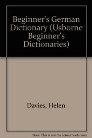Beginner's German Dictionary (Beginner's Dictionaries)
