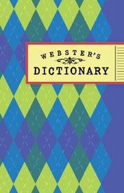 Webster's Dictionary (blue argyle)